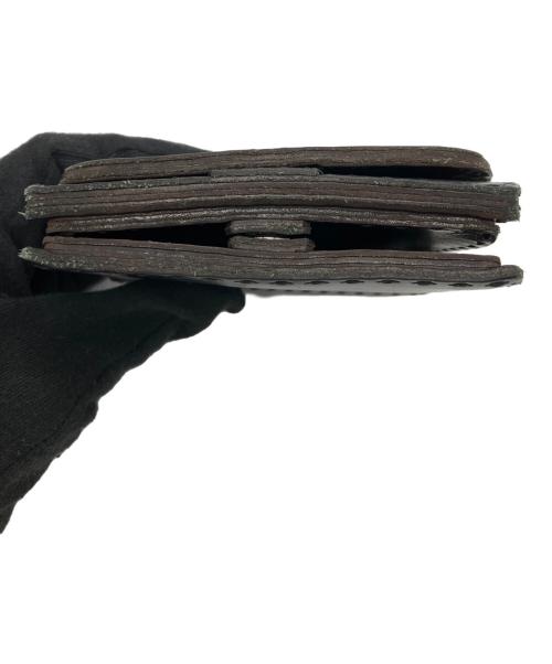 GBL（ジービーエル）GBL (ジービーエル) コンパクトウォレット クロスケいっぱい ブラックの古着・服飾アイテム