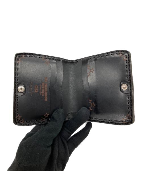 GBL（ジービーエル）GBL (ジービーエル) コンパクトウォレット クロスケいっぱい ブラックの古着・服飾アイテム