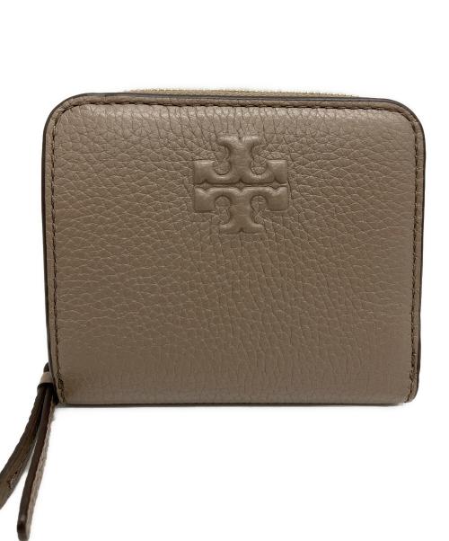 TORY BURCH（トリーバーチ）TORY BURCH (トリーバーチ) 2つ折り財布 ベージュの古着・服飾アイテム