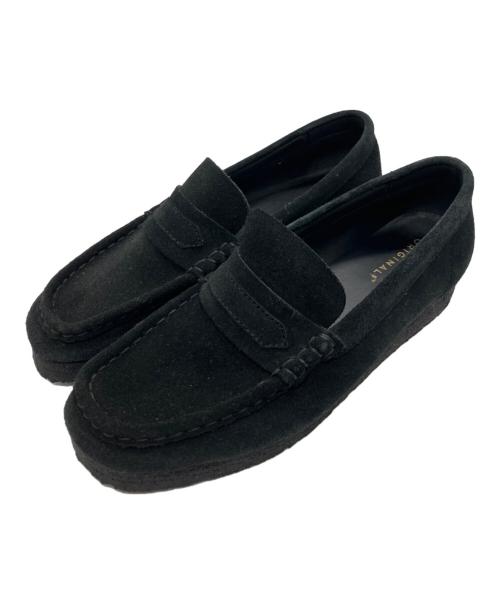 CLARKS（クラークス）CLARKS (クラークス) ワラビーローファー Black Suede ブラック サイズ:SIZE 23.5cmの古着・服飾アイテム