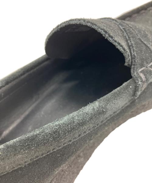 CLARKS（クラークス）CLARKS (クラークス) ワラビーローファー Black Suede ブラック サイズ:SIZE 23.5cmの古着・服飾アイテム