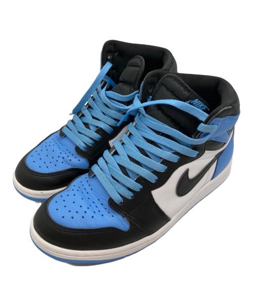 NIKE（ナイキ）NIKE (ナイキ) AIR JORDAN 1 RETRO HIGH OG ホワイト×ブルー サイズ:SIZE 27cmの古着・服飾アイテム