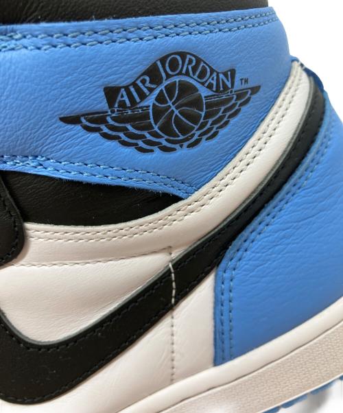 NIKE（ナイキ）NIKE (ナイキ) AIR JORDAN 1 RETRO HIGH OG ホワイト×ブルー サイズ:SIZE 27cmの古着・服飾アイテム