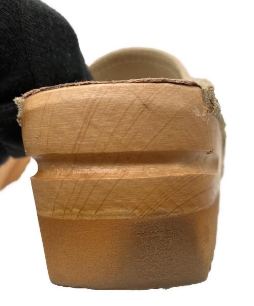 Needles（ニードルズ）Needles (ニードルズ) TROENTORP (トロエントープ) Swedish Clog-Tassel Bit/Rough Out ベージュ サイズ:SIZE 40の古着・服飾アイテム