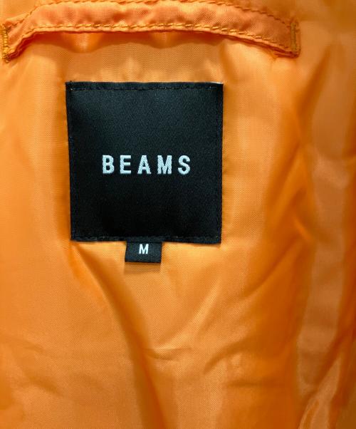 BEAMS（ビームス）BEAMS (ビームス) リラックスフィット THERMOLITE(R) MA-1 オフホワイト サイズ:Мの古着・服飾アイテム