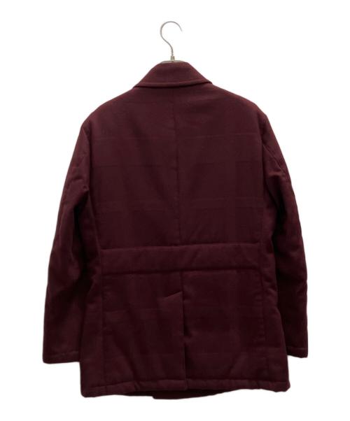 BLACK LABEL CRESTBRIDGE（ブラックレーベル クレストブリッジ）BLACK LABEL CRESTBRIDGE (ブラックレーベル クレストブリッジ) ダウンPコート ボルドー サイズ:Мの古着・服飾アイテム
