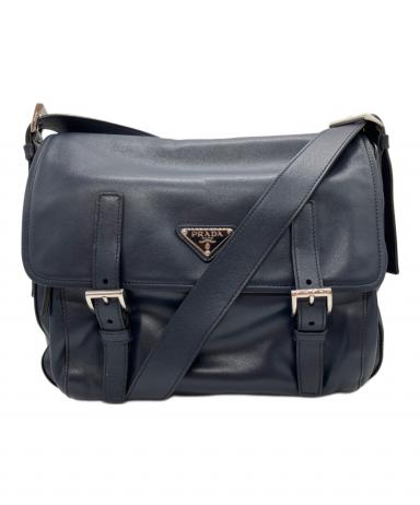 中古・古着通販】PRADA (プラダ) ダブルストラップ メッセンジャー