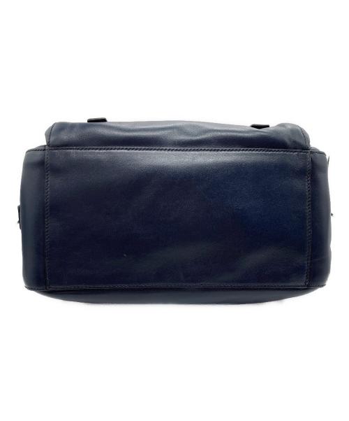 PRADA（プラダ）PRADA (プラダ) ダブルストラップ メッセンジャーバッグ ネイビーの古着・服飾アイテム