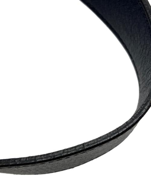 PRADA（プラダ）PRADA (プラダ) ダブルストラップ メッセンジャーバッグ ネイビーの古着・服飾アイテム