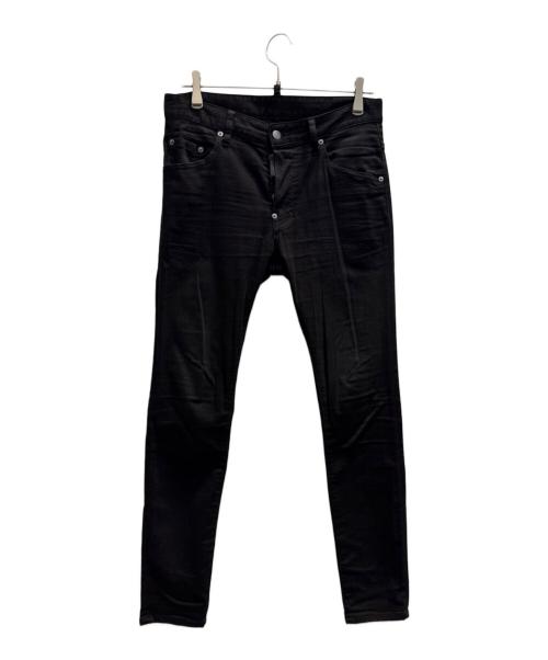 DSQUARED2（ディースクエアード）DSQUARED2 (ディースクエアード) スキニーパンツ ブラック サイズ:111cm (W44)の古着・服飾アイテム