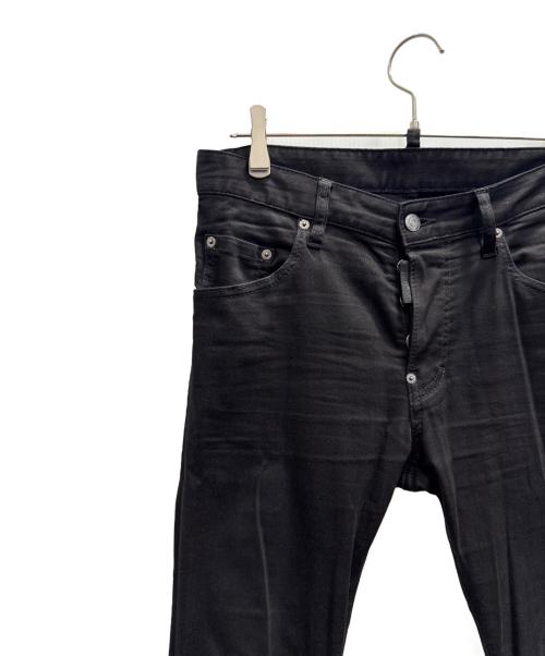 DSQUARED2（ディースクエアード）DSQUARED2 (ディースクエアード) スキニーパンツ ブラック サイズ:111cm (W44)の古着・服飾アイテム