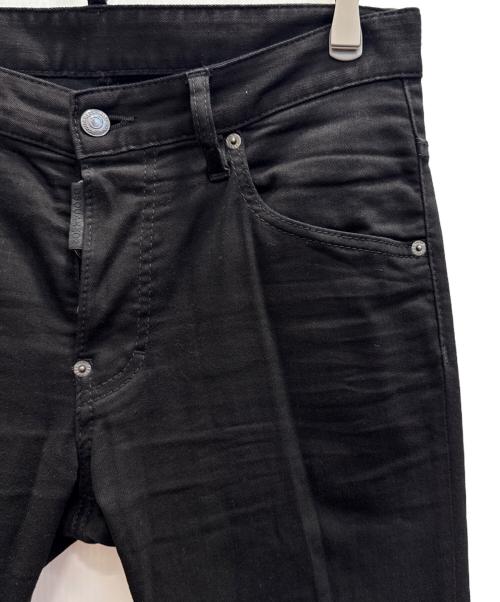DSQUARED2（ディースクエアード）DSQUARED2 (ディースクエアード) スキニーパンツ ブラック サイズ:111cm (W44)の古着・服飾アイテム