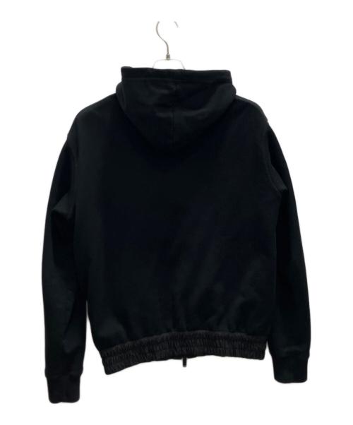 DSQUARED2（ディースクエアード）DSQUARED2 (ディースクエアード) ロゴジップパーカー ブラック サイズ:Ｓの古着・服飾アイテム
