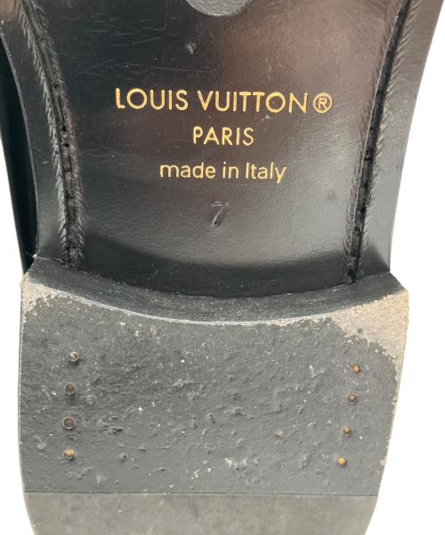 LOUIS VUITTON（ルイ ヴィトン）LOUIS VUITTON (ルイ ヴィトン) メジャーライン モノグラム ローファー レザー  ブラック サイズ:SIZE 25cmの古着・服飾アイテム