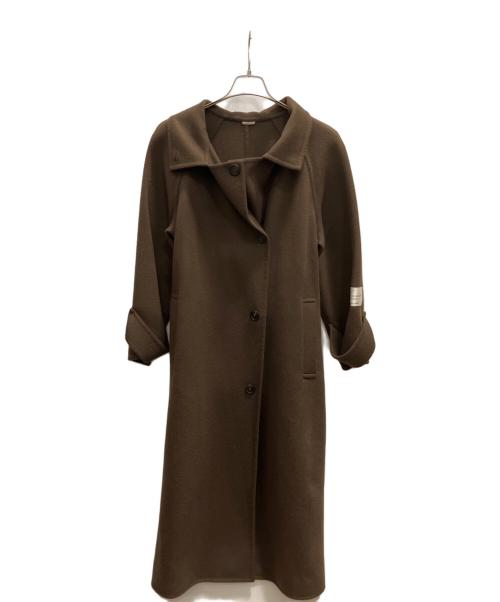 Snidel（スナイデル）Snidel (スナイデル) ウロコカシミヤロングコート ブラウン サイズ:1の古着・服飾アイテム