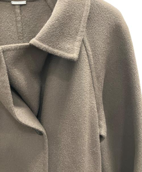 Snidel（スナイデル）Snidel (スナイデル) ウロコカシミヤロングコート ブラウン サイズ:1の古着・服飾アイテム