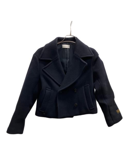 Snidel（スナイデル）Snidel (スナイデル) ウールショートPコート ネイビーの古着・服飾アイテム