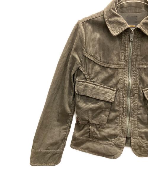 DIESEL（ディーゼル）DIESEL (ディーゼル) ジップジャケット グリーン サイズ:Ｌの古着・服飾アイテム