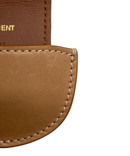 Saint Laurent Paris（サンローランパリ）Saint Laurent Paris (サンローランパリ) AirPodsケース ブラウンの古着・服飾アイテム