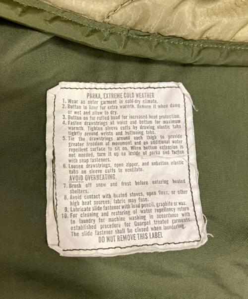 US ARMY（ユーエスアーミー）US ARMY (ユーエスアーミー) 70's　M-65　ミリタリーコート グリーン サイズ:Мの古着・服飾アイテム