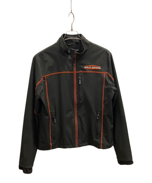 HARLEY-DAVIDSON（ハーレーダビッドソン）HARLEY-DAVIDSON (ハーレーダビッドソン) ミッドレイヤーカジュアルジャケット ブラック サイズ:Мの古着・服飾アイテム