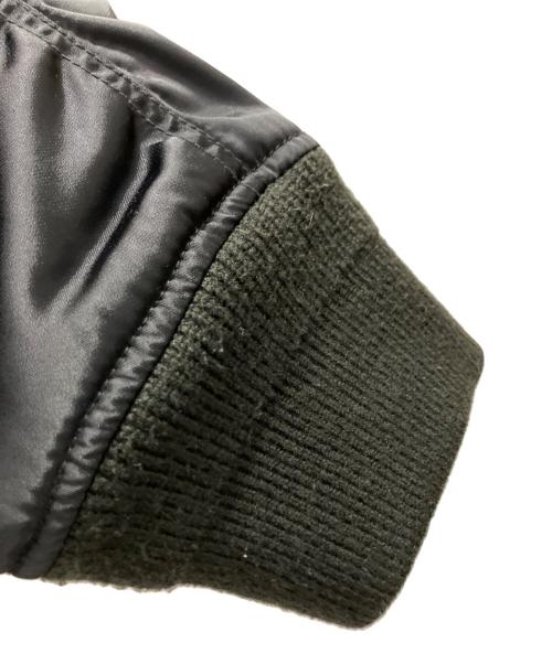 DIESEL（ディーゼル）DIESEL (ディーゼル) MA-1ジャケット ブラック サイズ:Ｌの古着・服飾アイテム