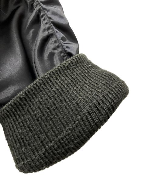 DIESEL（ディーゼル）DIESEL (ディーゼル) MA-1ジャケット ブラック サイズ:Ｌの古着・服飾アイテム