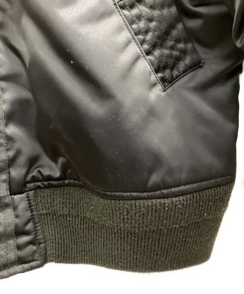 DIESEL（ディーゼル）DIESEL (ディーゼル) MA-1ジャケット ブラック サイズ:Ｌの古着・服飾アイテム