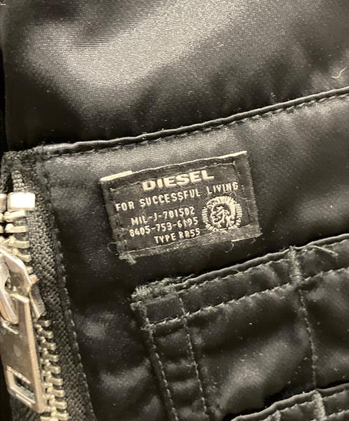 DIESEL（ディーゼル）DIESEL (ディーゼル) MA-1ジャケット ブラック サイズ:Ｌの古着・服飾アイテム