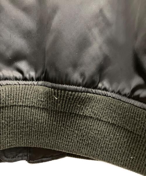 DIESEL（ディーゼル）DIESEL (ディーゼル) MA-1ジャケット ブラック サイズ:Ｌの古着・服飾アイテム