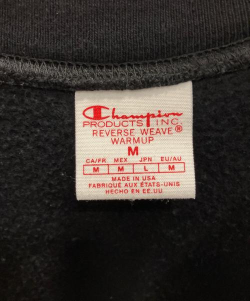 Champion REVERSE WEAVE（チャンピオン リバース ウィーブ）Champion REVERSE WEAVE (チャンピオン リバース ウィーブ) クルーネックスウェットシャツ ブラック サイズ:Мの古着・服飾アイテム