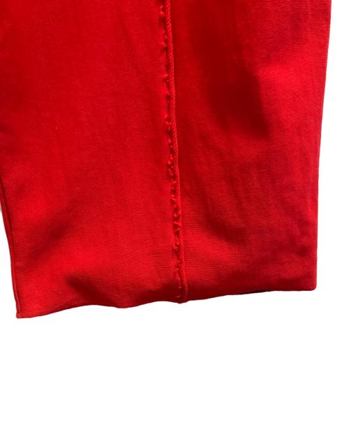 MAISON SPECIAL（メゾンスペシャル）MAISON SPECIAL (メゾンスペシャル) クラッシュスウェットプライムワイドピンタックイージーパンツ レッド サイズ:Мの古着・服飾アイテム