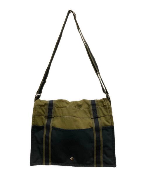 HERMES（エルメス）HERMES (エルメス) サック バサスMM カーキ×ネイビーの古着・服飾アイテム