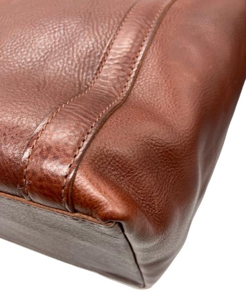 genten（ゲンテン）genten (ゲンテン) 日テレ限定商品  レザー ショルダー トート ハンドバッグ ブラウンの古着・服飾アイテム