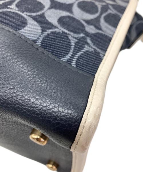 COACH（コーチ）COACH (コーチ) ハンドバッグ ネイビーの古着・服飾アイテム