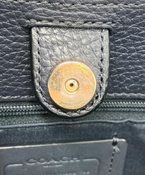 COACH（コーチ）COACH (コーチ) ハンドバッグ ネイビーの古着・服飾アイテム