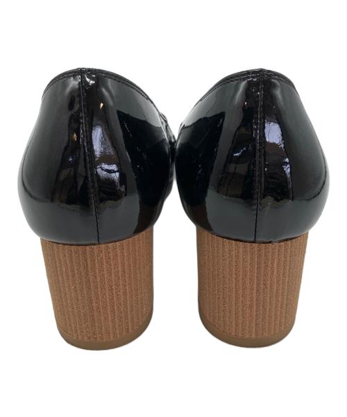 MACKINTOSH PHILOSOPHY（マッキントッシュ フィロソフィー）MACKINTOSH PHILOSOPHY (マッキントッシュ フィロソフィー) エナメルローファーパンプス ブラック サイズ:SIZE 22.5cmの古着・服飾アイテム