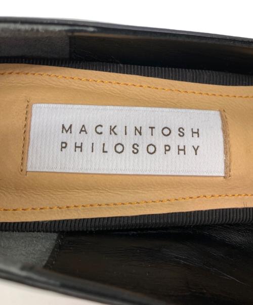 MACKINTOSH PHILOSOPHY（マッキントッシュ フィロソフィー）MACKINTOSH PHILOSOPHY (マッキントッシュ フィロソフィー) エナメルローファーパンプス ブラック サイズ:SIZE 22.5cmの古着・服飾アイテム