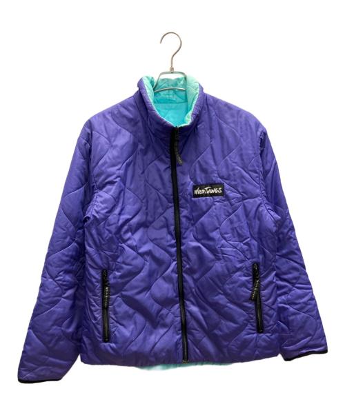 WILD THINGS（ワイルドシングス）WILD THINGS (ワイルドシングス) リバーシブル中綿ジャケット パープル×ブルー サイズ:Мの古着・服飾アイテム