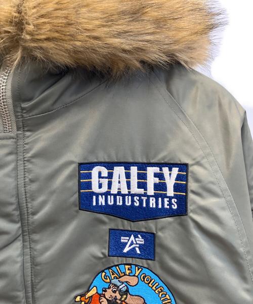 GALFY（ガルフィー）GALFY (ガルフィー) フライトジャケット グリーン サイズ:Ｌの古着・服飾アイテム