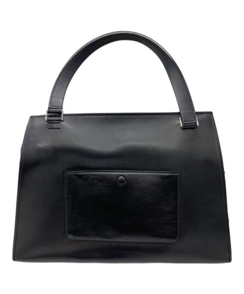 CELINE（セリーヌ）CELINE (セリーヌ) エッジ  ハンドバッグ ベージュ×ブラックの古着・服飾アイテム
