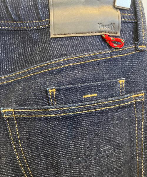 YANUK（ヤヌーク）YANUK (ヤヌーク) &homies バルーンデニムパンツ インディゴ サイズ:Мの古着・服飾アイテム