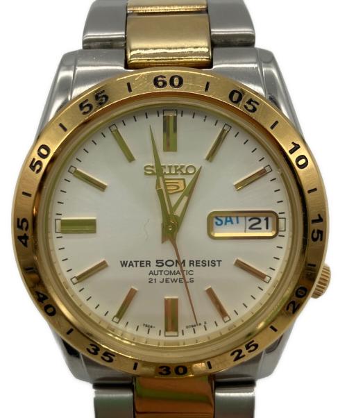 SEIKO（セイコー）SEIKO (セイコー) SEIKO5シリーズ ホワイトの古着・服飾アイテム