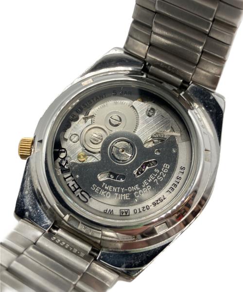 SEIKO（セイコー）SEIKO (セイコー) SEIKO5シリーズ ホワイトの古着・服飾アイテム