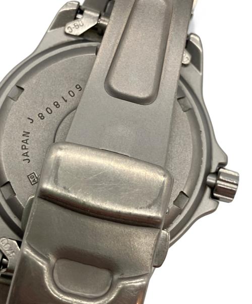 SEIKO（セイコー）SEIKO (セイコー)  SCUBA ソーラー 3針 チタン 5K2J-0A30 腕時計の古着・服飾アイテム