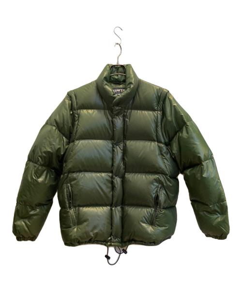 EDWIN（エドウィン）EDWIN (エドウィン) ダウンジャケット グリーン サイズ:Ｌの古着・服飾アイテム