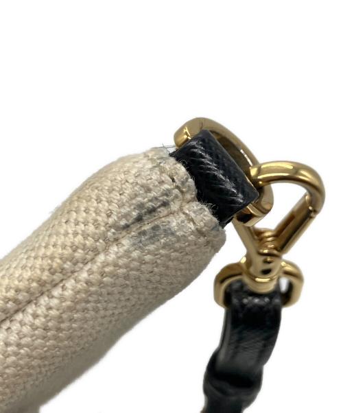 PRADA（プラダ）PRADA (プラダ) カナパキャンバスポーチ アイボリーの古着・服飾アイテム