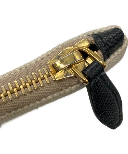 PRADA（プラダ）PRADA (プラダ) カナパキャンバスポーチ アイボリーの古着・服飾アイテム