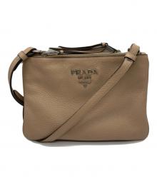 PRADA（プラダ）の古着「1BH046 ショルダーバッグ」｜ベージュ