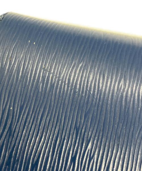 PRADA（プラダ）PRADA (プラダ) Wホック/カードケース付きレザー長財布 ブルーの古着・服飾アイテム